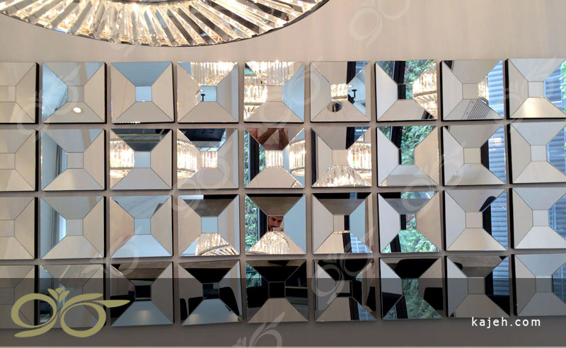 ساخت آینه دکوراتیو حجمی برای سالن نشیمن