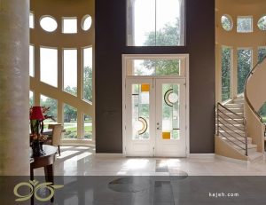 شیشه درب لابی استیند گلس