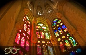 استیند گلس کلیسای La Sagrada Familia