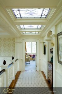 سقف نورگیر شیشه ای برای دکوراسیون داخلی ساختمان مدرن