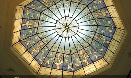 گنبد شیشه ای هشت ضلعی  ؛ نمونه های از سقف نورگیر ۸ ضلعی