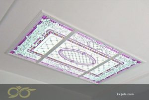 سقف‌های طراحی شده با دو رنگ بر روی شیشه‌های یکپارچه